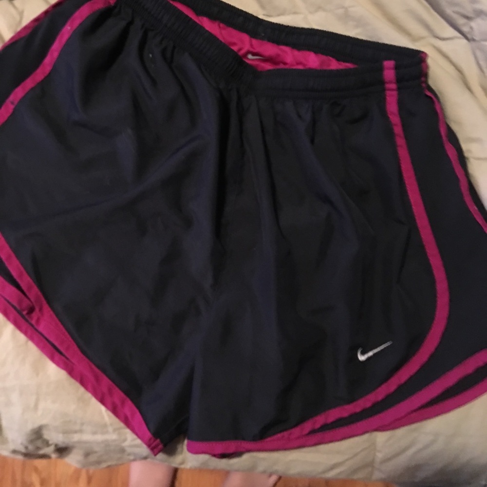 Dri-Fit nike shorts black purple